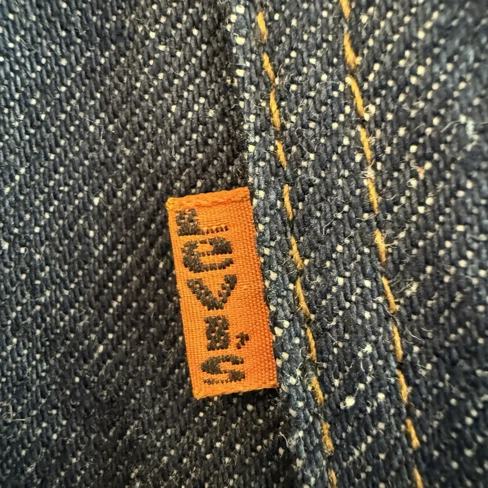 Vintage Levis 517 Jeans 42x30 Fit 40x30 Orange Tab Dark Denim Bootcut 20517-0217